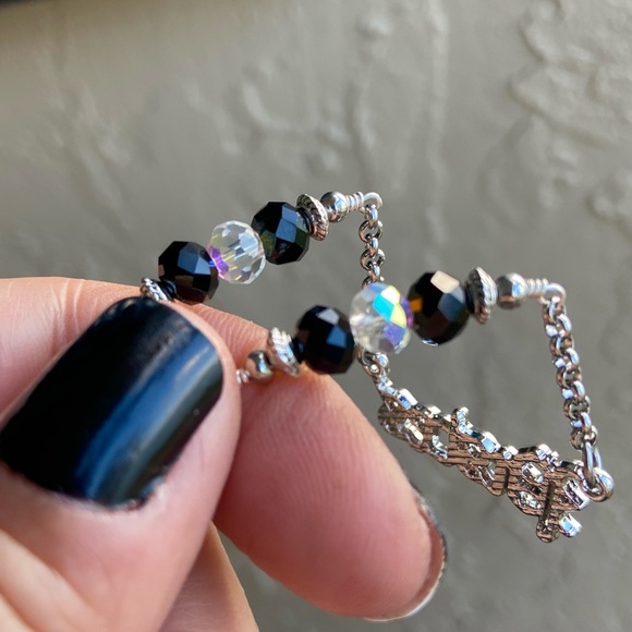 ♓️ Pisces zodiac necklaces .Set of 2 necklaces . zodiac sign & rhinestones - Picture 7 of 13